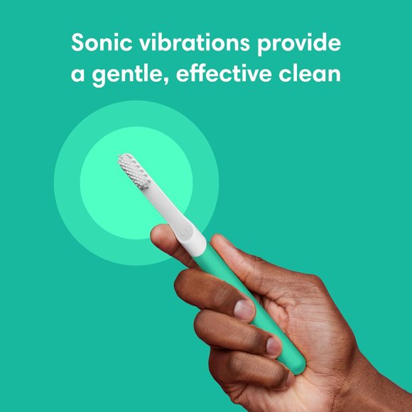 Quip Adult Electric Toothbrush, Built-in Timer + Travel Case, Magenta Plastic, 1 - Picture 6 of 11